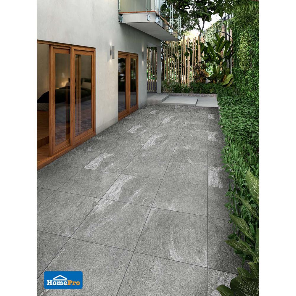 กระเบื้องพื้นพอร์ซเลน  16x16 นิ้ว COTTO ครีก เทาอ่อน PM (HYG) 0.96M2