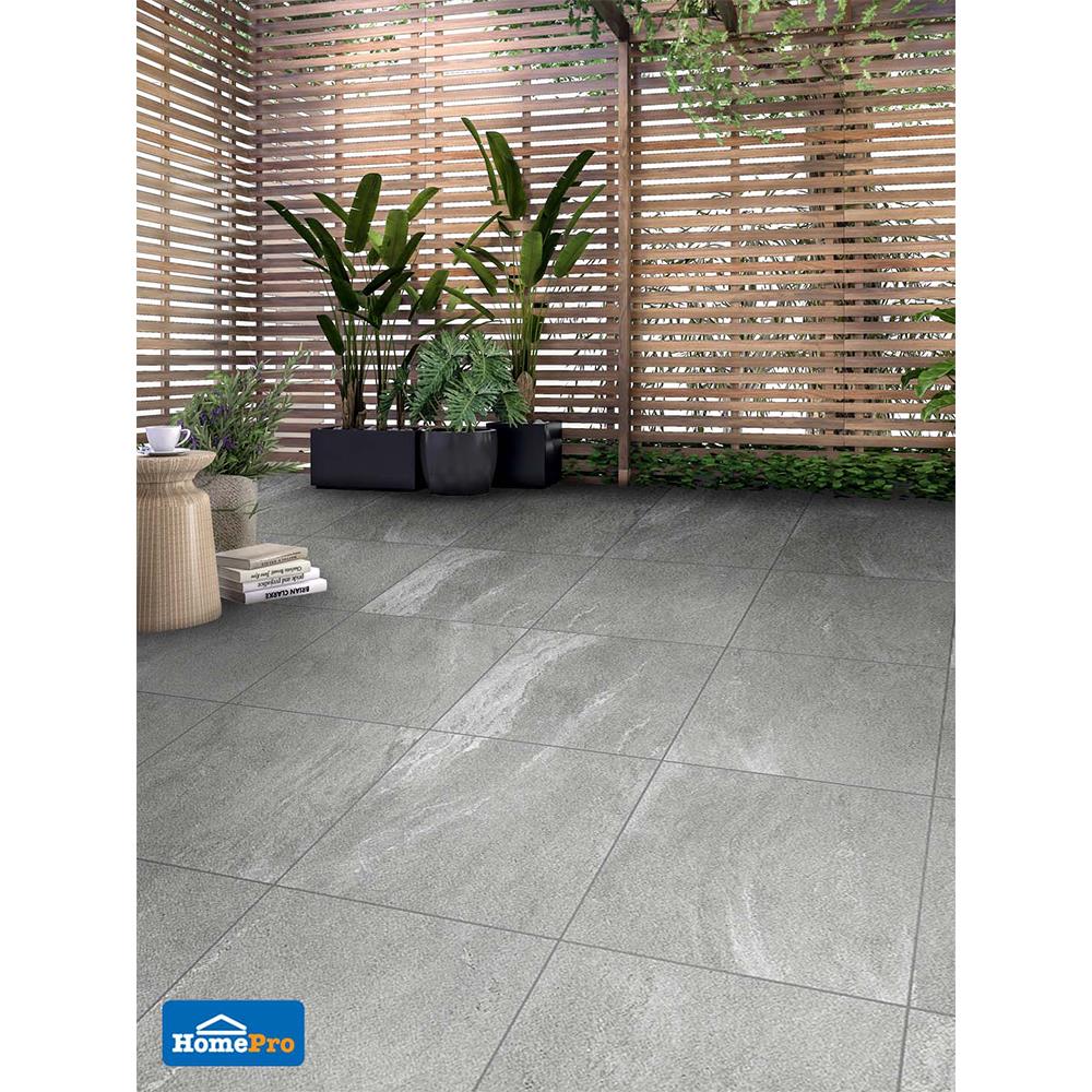 กระเบื้องพื้นพอร์ซเลน  16x16 นิ้ว COTTO ครีก เทาอ่อน PM (HYG) 0.96M2