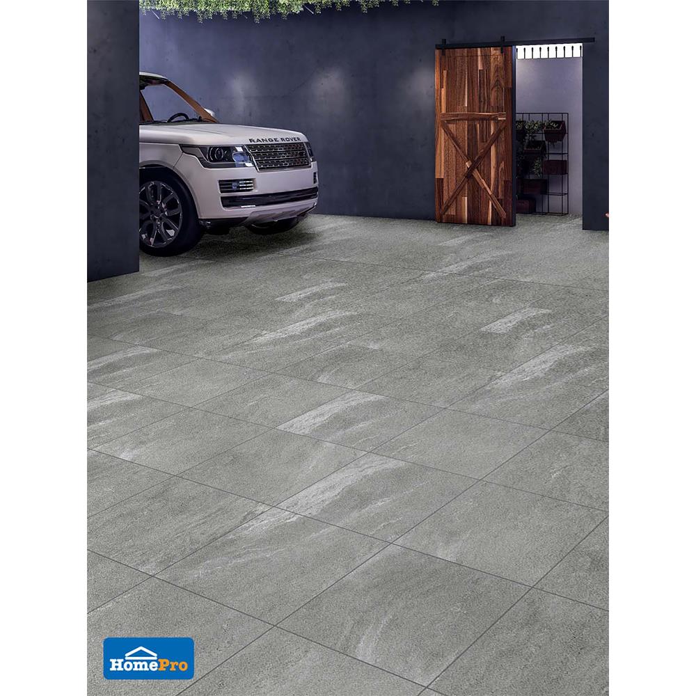 กระเบื้องพื้นพอร์ซเลน  16x16 นิ้ว COTTO ครีก เทาอ่อน PM (HYG) 0.96M2