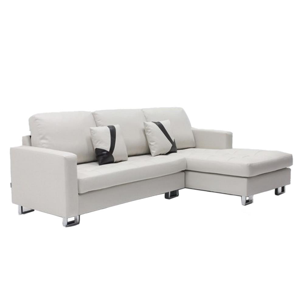 โซฟาเข้ามุมขวา KONCEPT TIMMY สีครีม