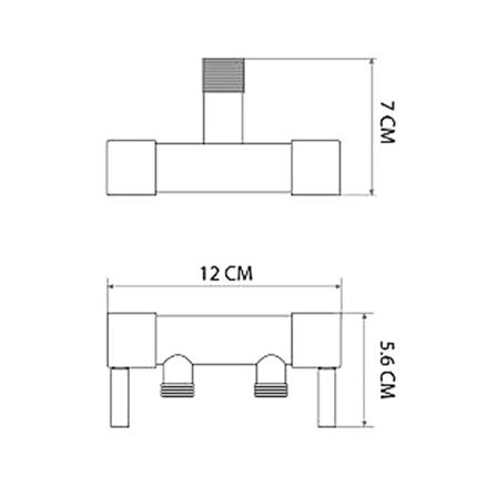 สต๊อปวาล์ว 2 ทาง LUZERN LS-4006_1