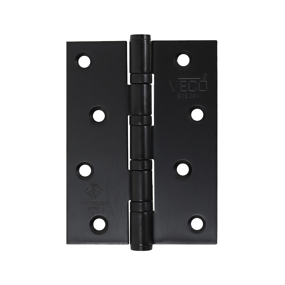 บานพับ 4X3 นิ้ว X 2 มม. AZLE 4BB มอก. สีดำ (แพ็ก 2 ชิ้น)