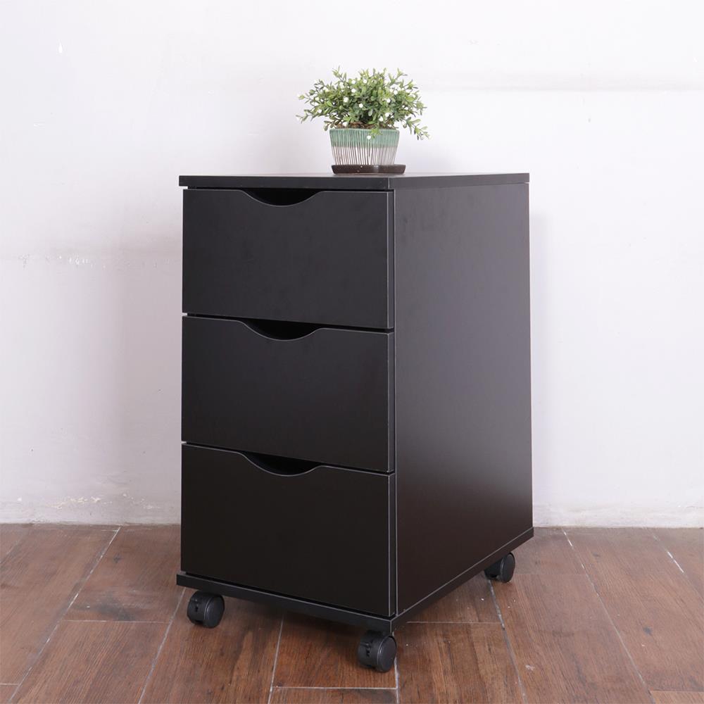 ตู้ลิ้นชักเมลามีน CTREND GR-011 สีดำ