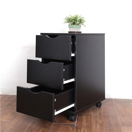 ตู้ลิ้นชักเมลามีน CTREND GR-011 สีดำ_3