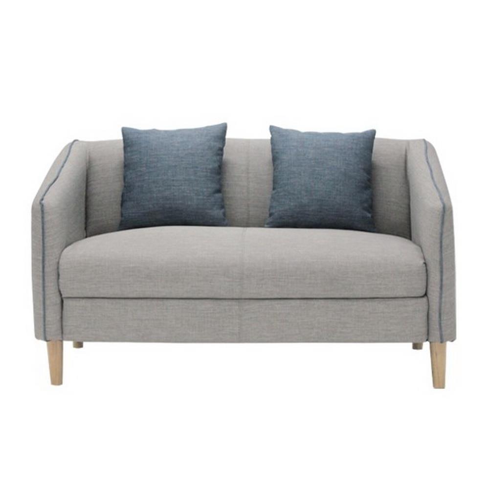 โซฟา 2 ที่นั่ง KONCEPT CRECH สีเทา/ฟ้า
