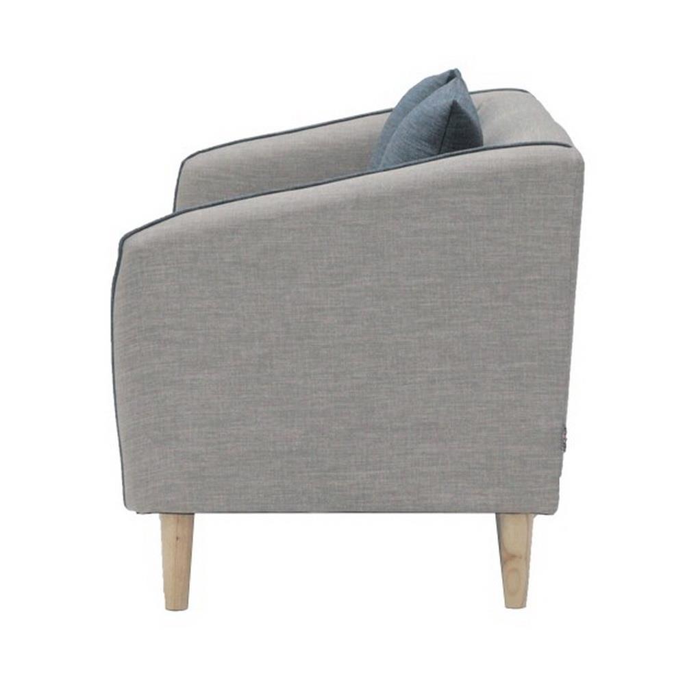 โซฟา 2 ที่นั่ง KONCEPT CRECH สีเทา/ฟ้า