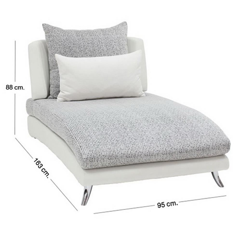 โซฟาเข้ามุม KONCEPT JELLY สีขาว/ขาวดำ