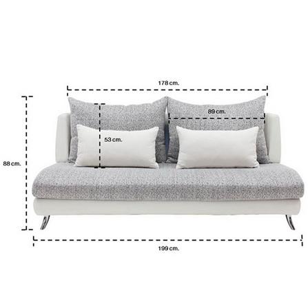 โซฟาเข้ามุม KONCEPT JELLY สีขาว/ขาวดำ_2