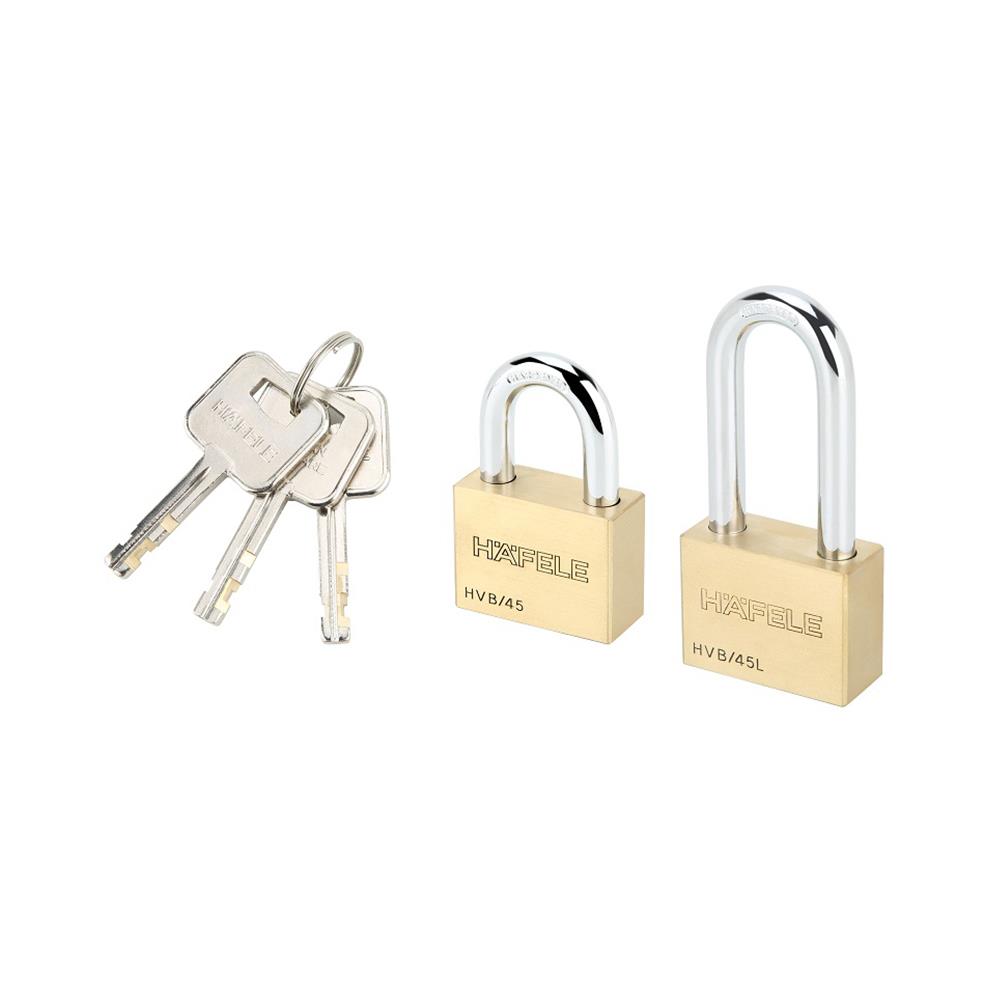กุญแจคีย์อะไลก์ HAFELE 482.01.929 45 มม. สีทองเหลือง 2 ตัว/ชุด