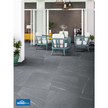 กระเบื้องพื้นพอร์ซเลน  16x16 นิ้ว COTTO ฟอลคอน เทาเข้ม PM (HYG) 0.96M2_2