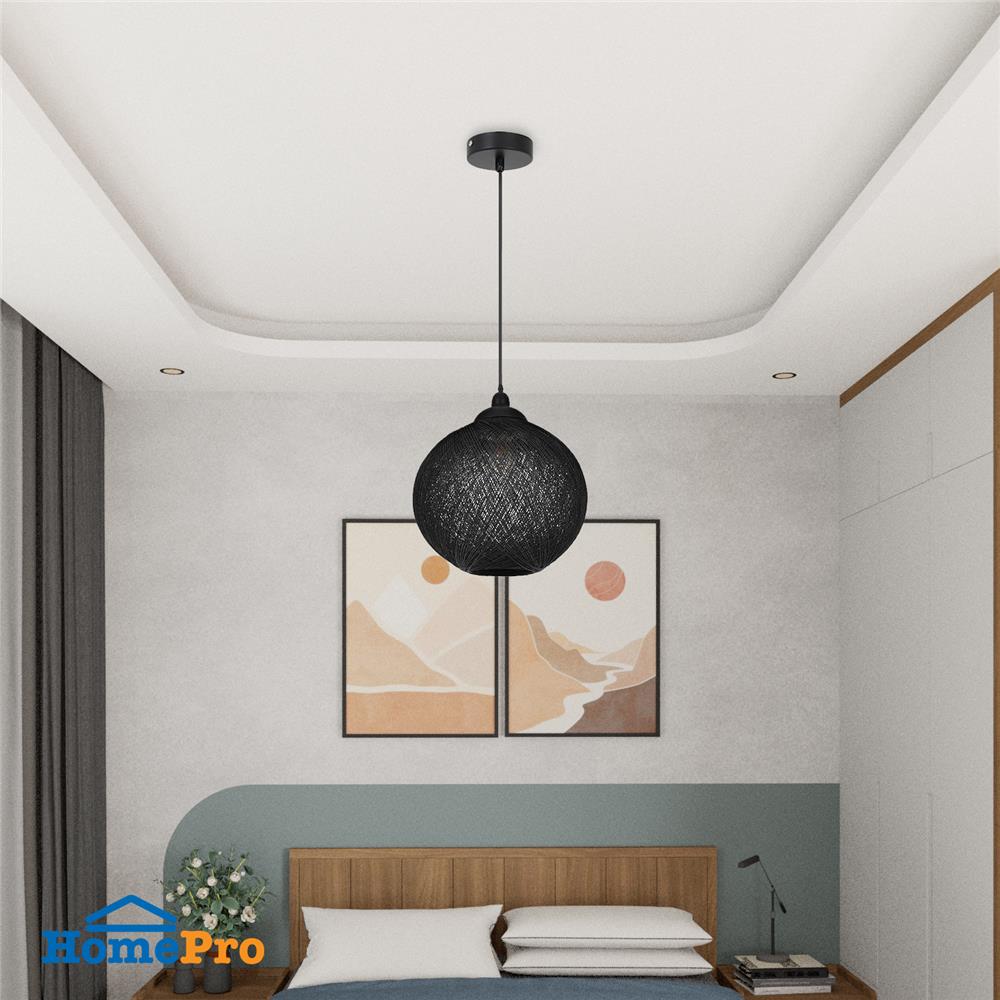 ไฟช่อ CARINI P20984-40 สีดำ 1 หัว