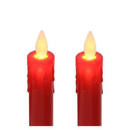 เชิงเทียน LED CLAIRE 0.06 วัตต์ WARMWHITE 27.5 ซม. สีแดง/ทอง_2