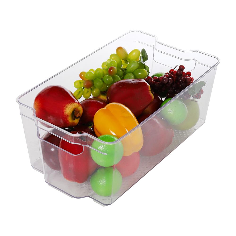 กล่องจัดเก็บในตู้เย็นซ้อนได้37.5x21.5x15cm.KECH