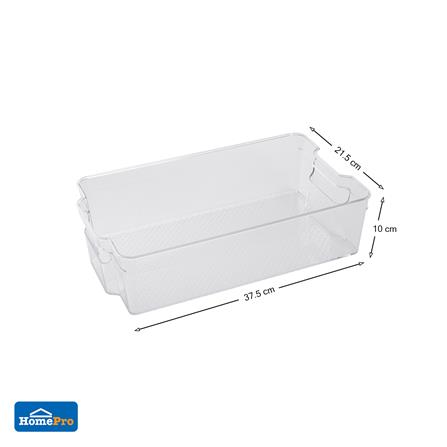 กล่องจัดเก็บในตู้เย็นซ้อนได้37.5x21.5x10cm.KECH_4
