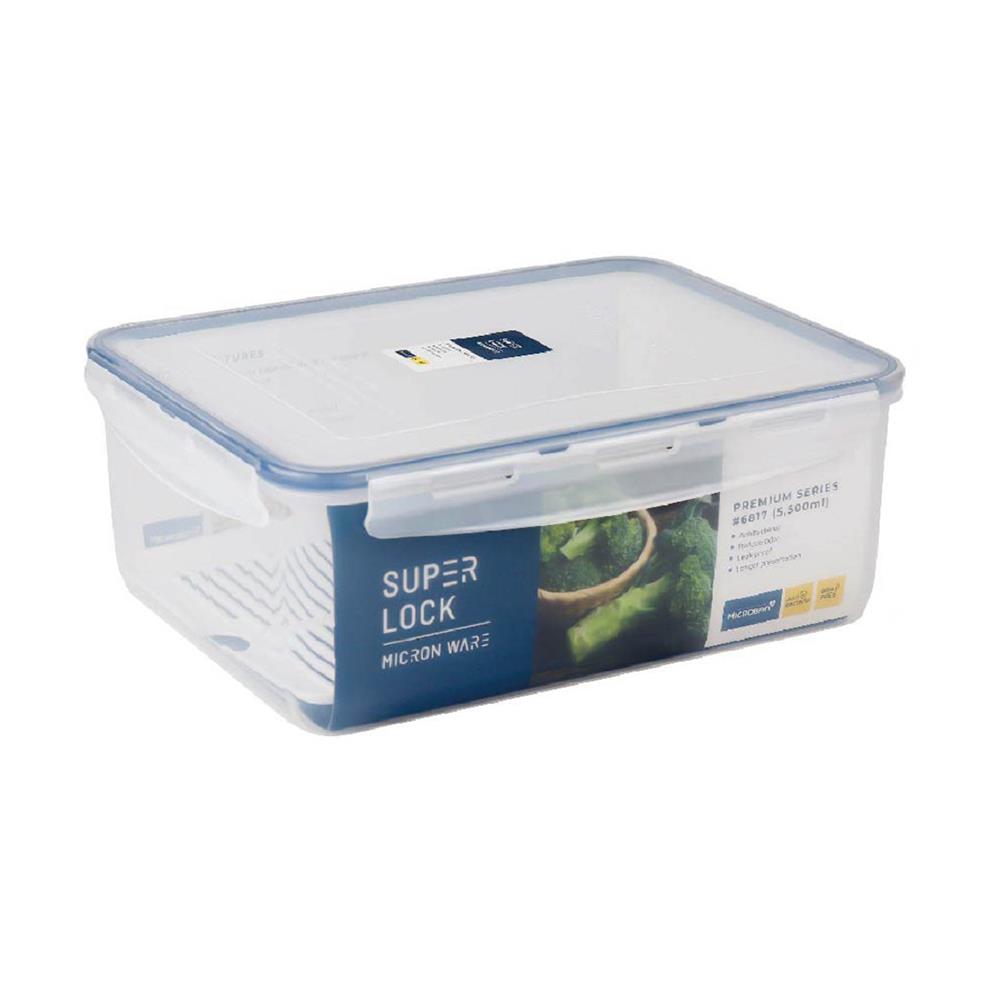 กล่องอาหาร SUPER LOCK 6817 5.5 ลิตร 1 แถม 1