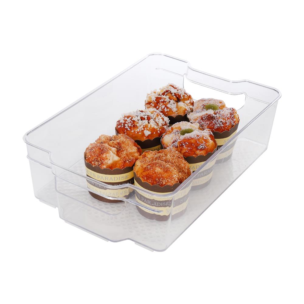 กล่องจัดเก็บในตู้เย็นซ้อนได้ 31.5x21x9cm.KECH