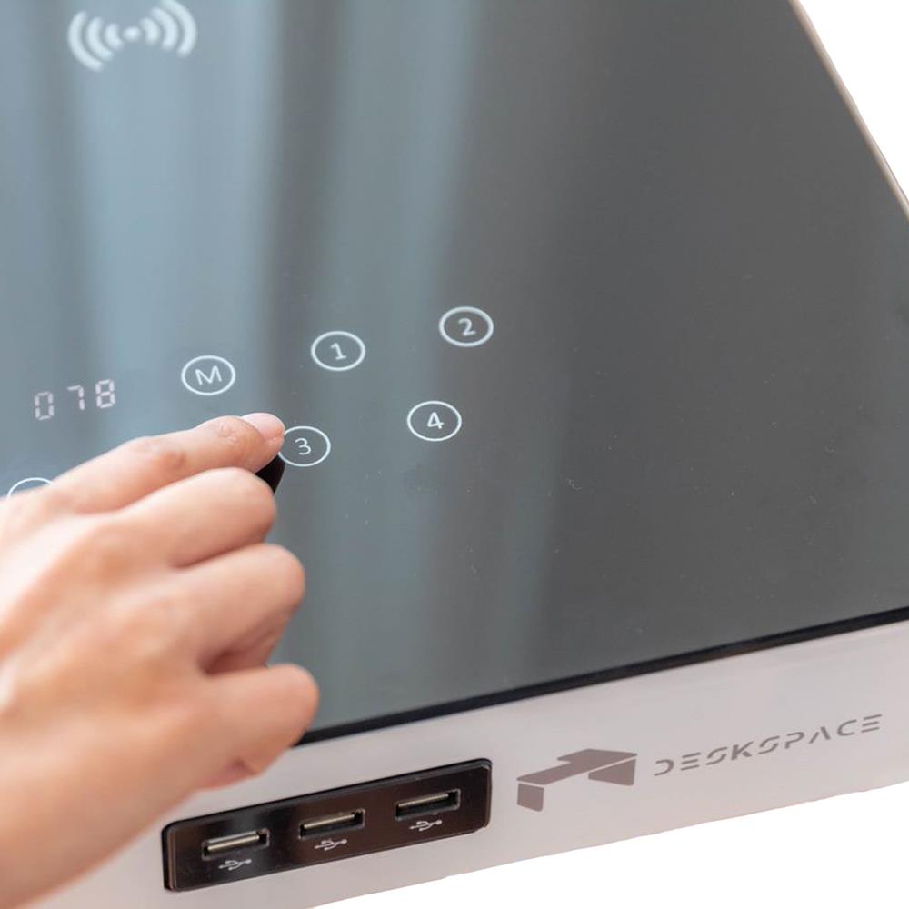 D.I.Y. โต๊ะทำงานปรับระดับ DESKSPACE W119DESK2 สีดำ