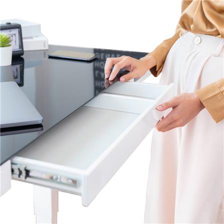 D.I.Y. โต๊ะทำงานปรับระดับ DESKSPACE W119DESK2 สีดำ_4