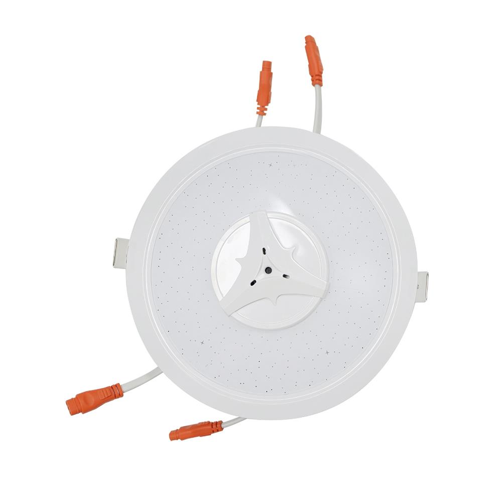 ดาวน์ไลท์ LED RACER AI 12 นิ้ว 48 วัตต์ DAYLIGHT/COOL WHITE/WARM WHITE สีขาว