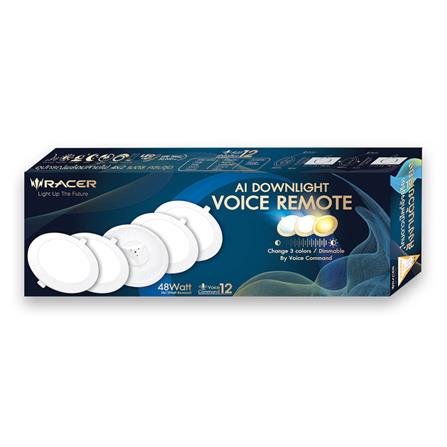 ดาวน์ไลท์ LED RACER AI 12 นิ้ว 48 วัตต์ DAYLIGHT/COOL WHITE/WARM WHITE สีขาว_3