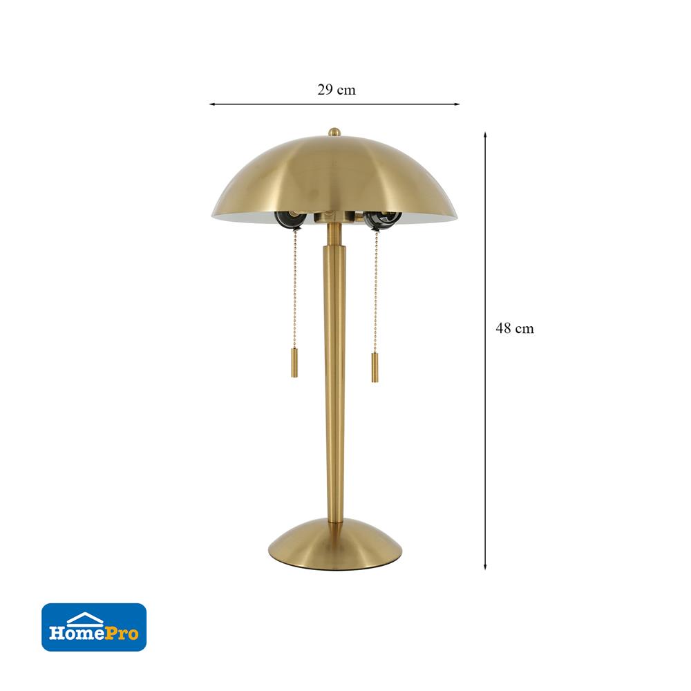 ไฟตั้งโต๊ะ CARINI T9418-2 สีทอง