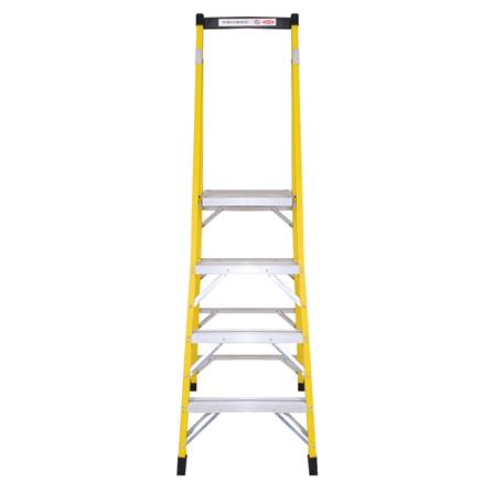 NON-CONDUCTIVE LADDER WITH HANDLE MATALL FGHP104S 4-STEP_1