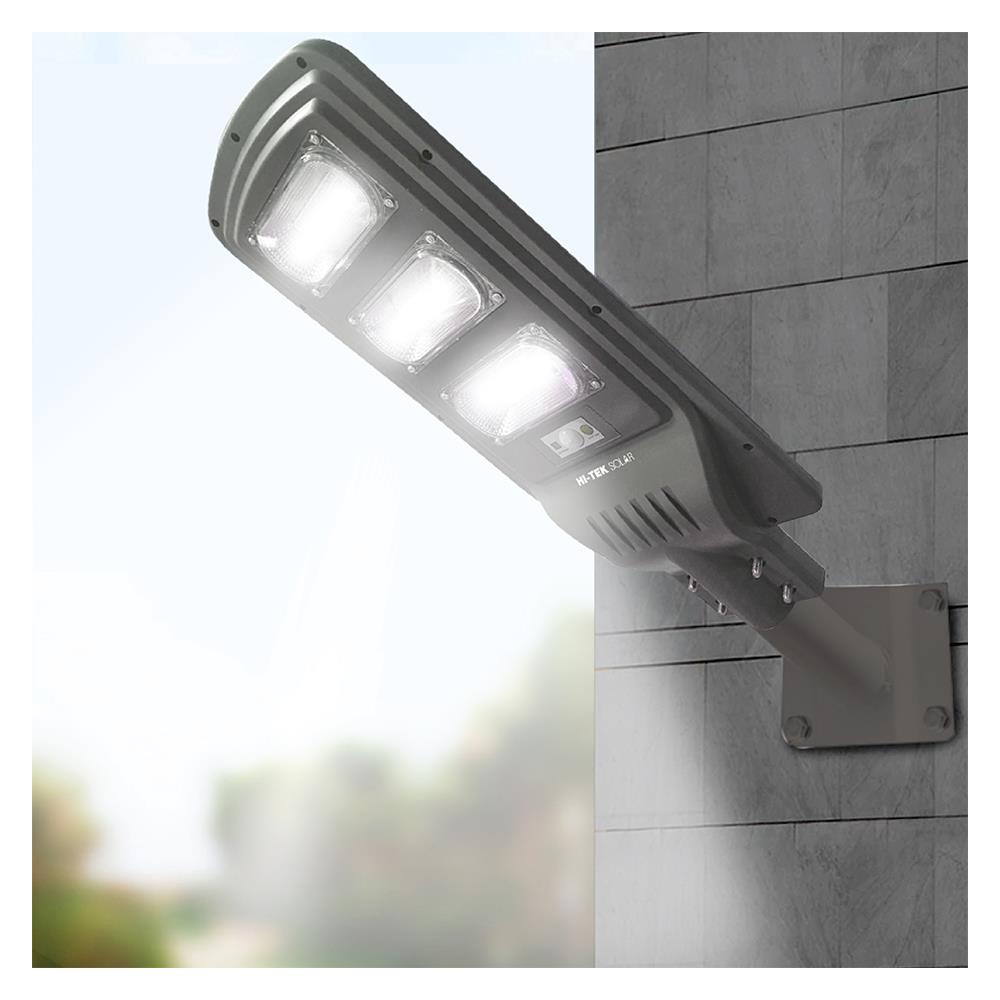 ไฟถนน SOLAR HI-TEK HFSF00100D 100 วัตต์ DAYLIGHT สีเทา
