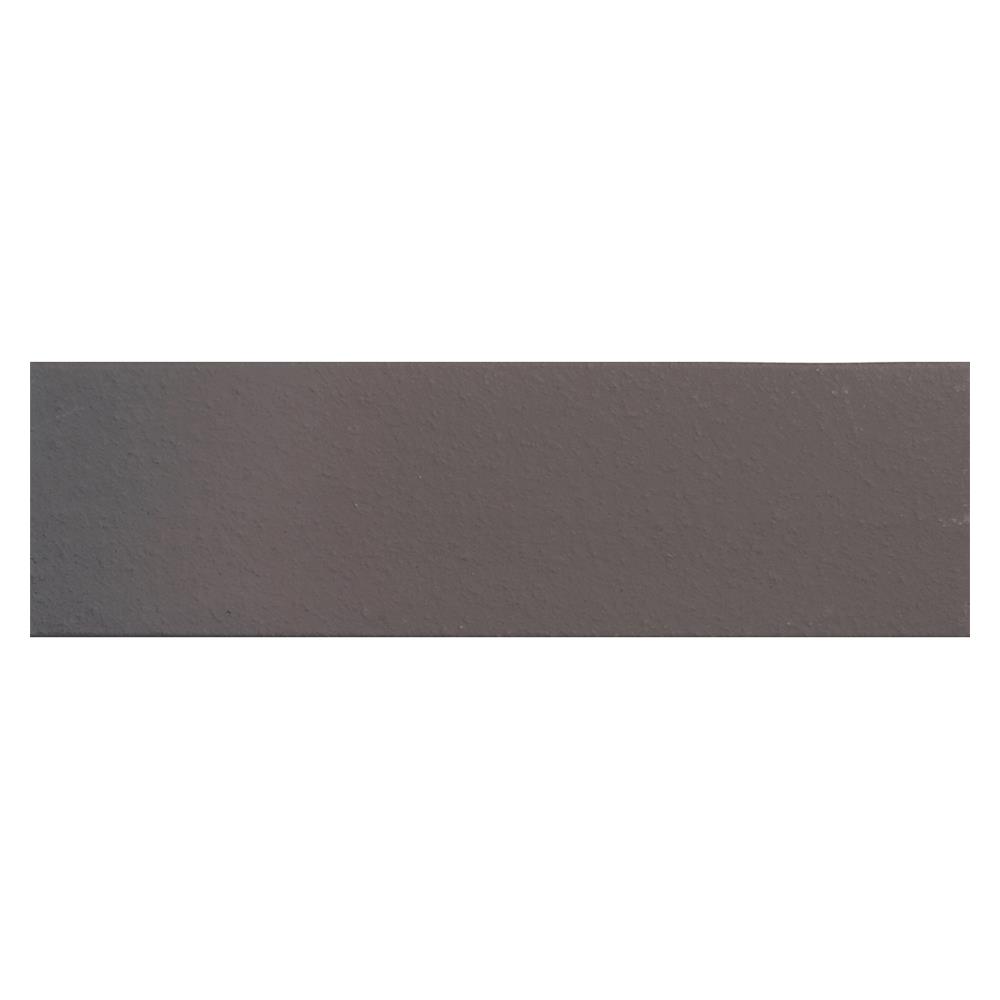 กระเบื้องดินเผา 2x9 นิ้ว KENZAI เอ็กซ์ทรูด ไทล์ ชาร์โคล 50P