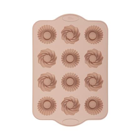 ถาดแม่พิมพ์ 12 หลุม COOK CHARMY 34x22 ซม. สีเบจ_1