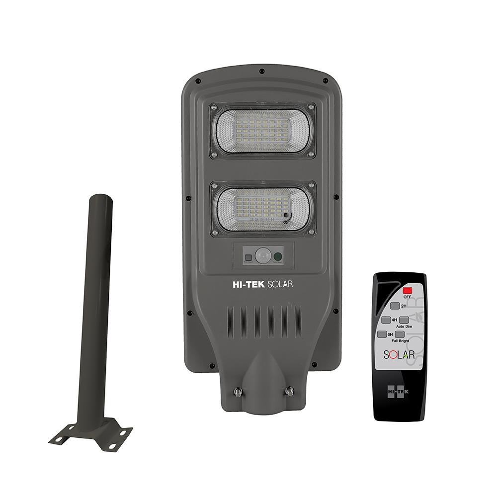 ไฟถนน SOLAR HI-TEK HFSF00060D 60 วัตต์ DAYLIGHT สีเทา