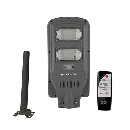 ไฟถนน SOLAR HI-TEK HFSF00060D 60 วัตต์ DAYLIGHT สีเทา_0