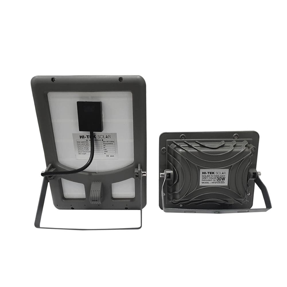 ไฟสปอตไลท์ SOLAR HI-TEK HFSS000 30 วัตต์ DAYLIGHT สีเทา/ดำ