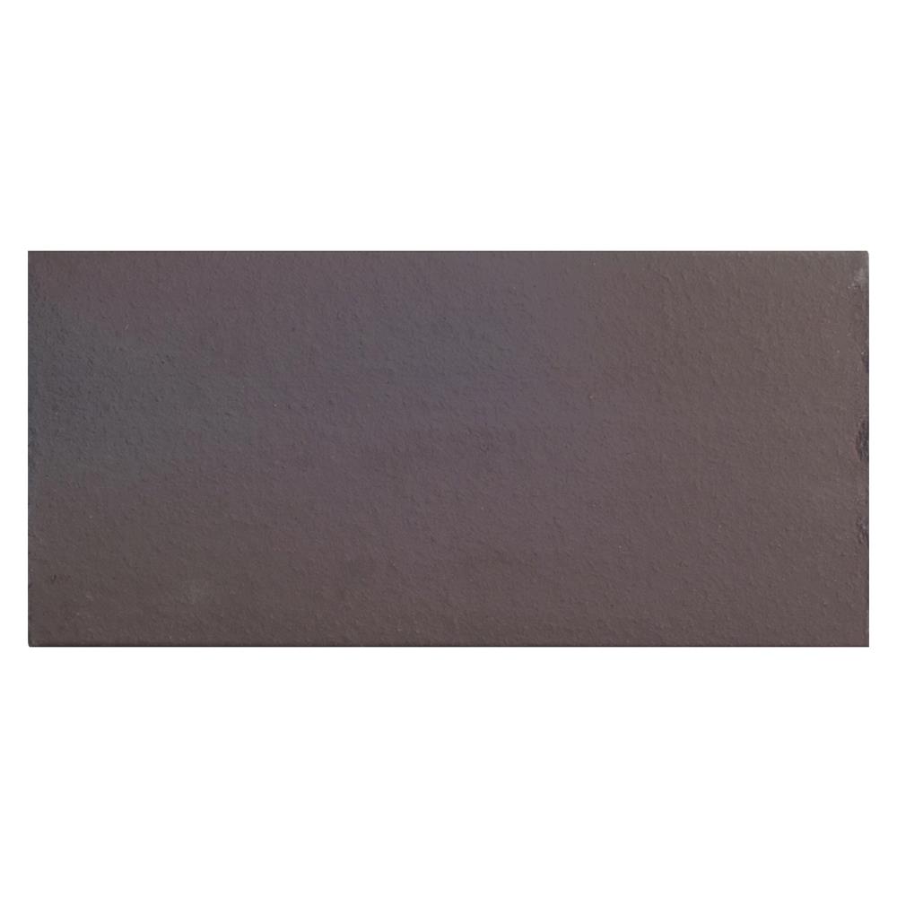 กระเบื้องดินเผา 4x9 นิ้ว KENZAI เอ็กซ์ทรูด ไทล์ ชาร์โคล 30P