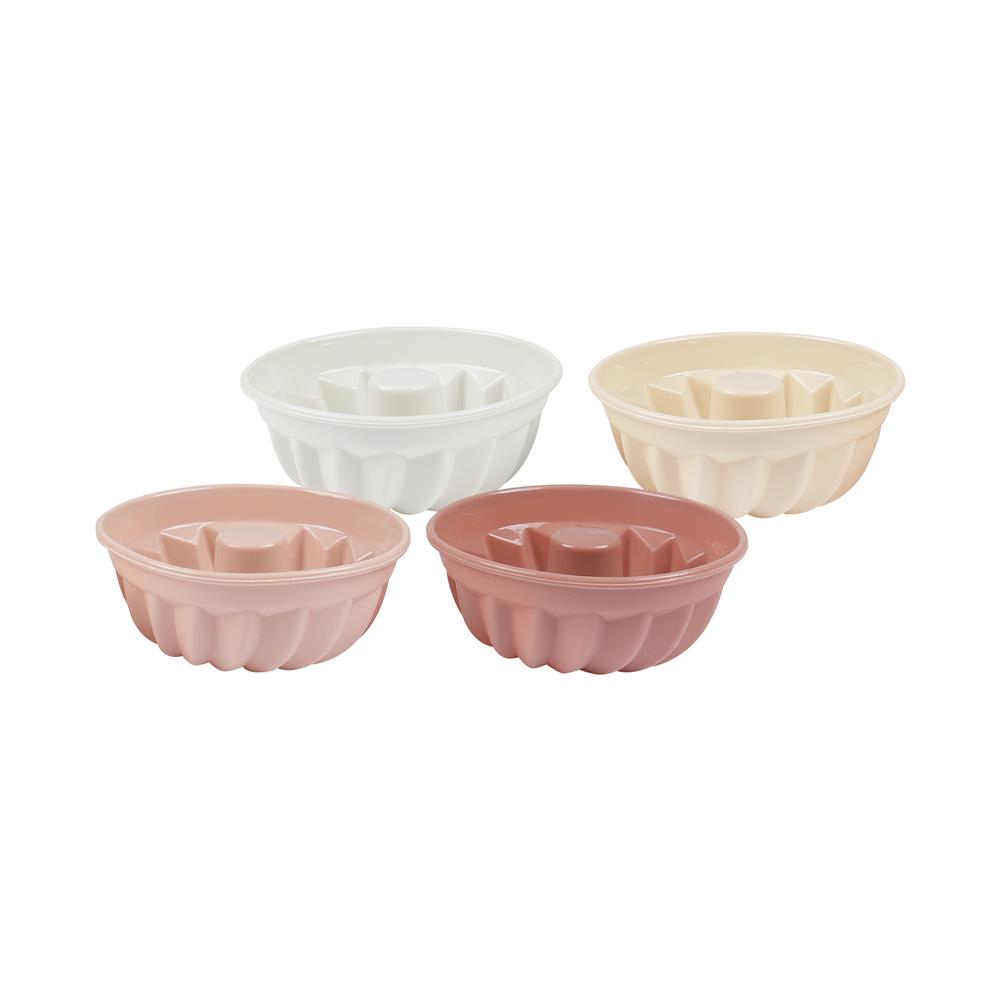 แม่พิมพ์ซิลิโคนมีรู COOK CHARMY 4 ชิ้น หลากสี