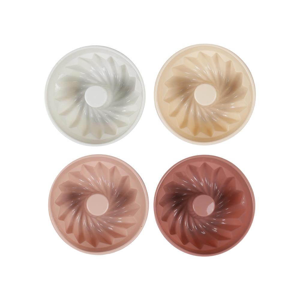 แม่พิมพ์ซิลิโคนมีรู COOK CHARMY 4 ชิ้น หลากสี