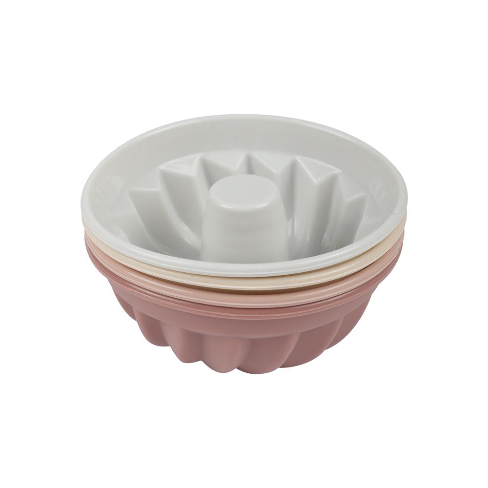 แม่พิมพ์ซิลิโคนมีรู COOK CHARMY 4 ชิ้น หลากสี