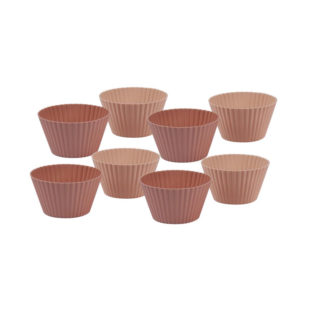 แม่พิมพ์ซิลิโคน COOK CHARMY 9 ซม. แพ็ก 8 ชิ้น สีเบจ