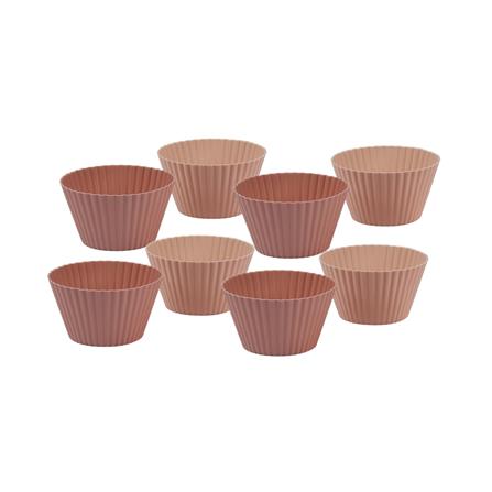 แม่พิมพ์ซิลิโคน COOK CHARMY 9 ซม. แพ็ก 8 ชิ้น สีเบจ