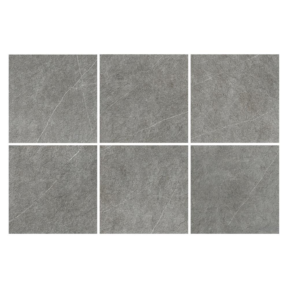 กระเบื้องพื้นพอร์ซเลน  16x16 นิ้ว COTTO เวนอม เทาเข้ม PM 0.96M2