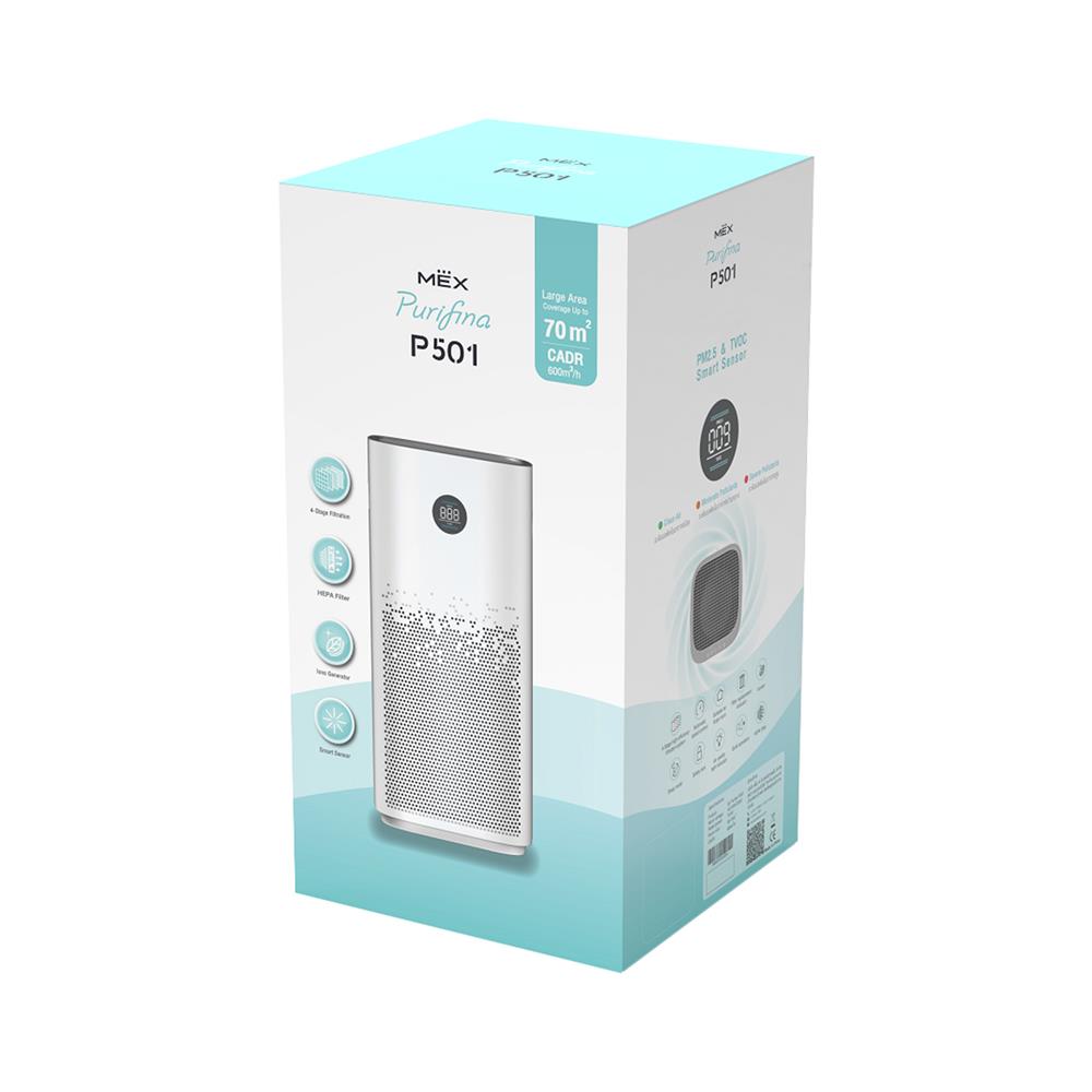 เครื่องฟอกอากาศ MEX PURIFINA P501 70ตารางเมตร