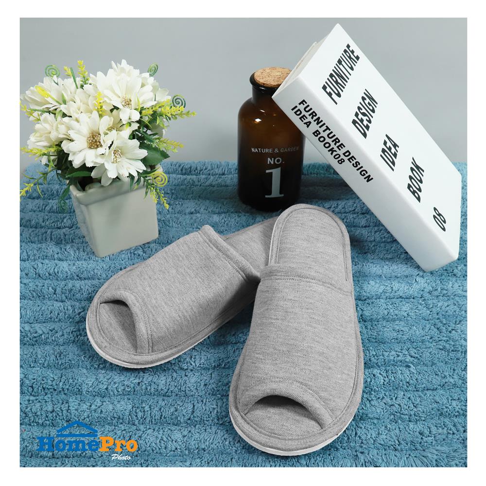 รองเท้าสลิปเปอร์ HOME LIVING STYLE KOBI สีเทา