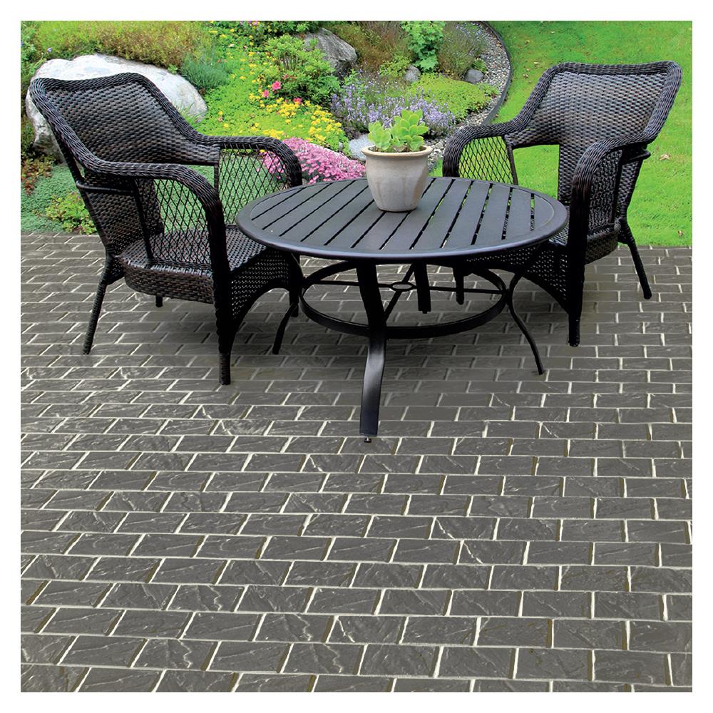 กระเบื้อง 4x8 นิ้ว KENZAI นาริตะ แบล็ค 30P