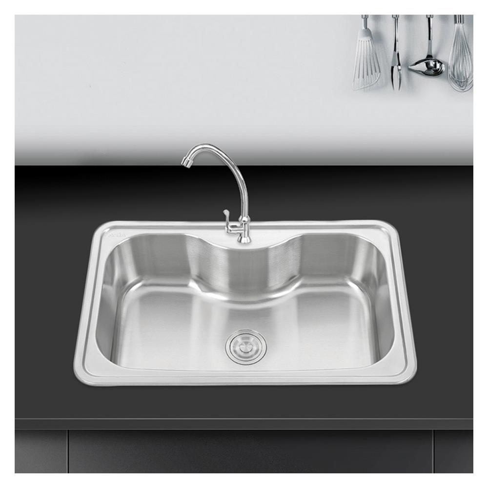 ซิงค์ฝัง 1 หลุม AXIA PP 8050 PLUS สเตนเลส