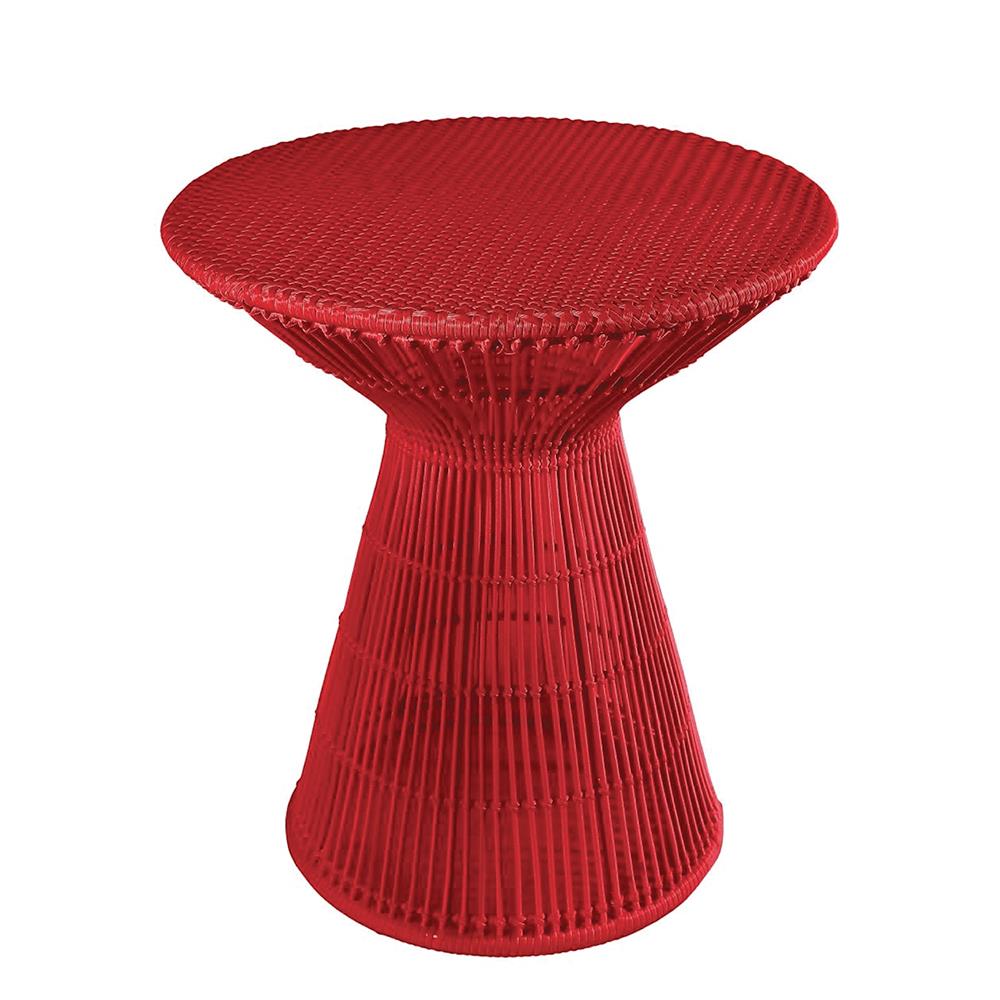 โต๊ะหวายเทียม MODERN OUTDOOR PLANTA สีแดง