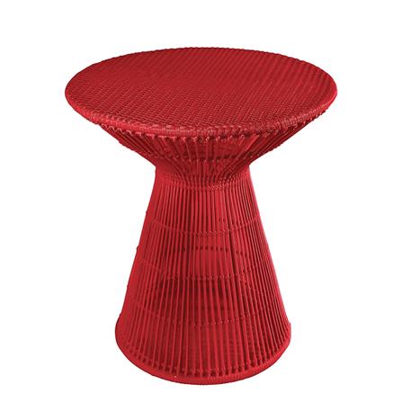 โต๊ะหวายเทียม MODERN OUTDOOR PLANTA สีแดง