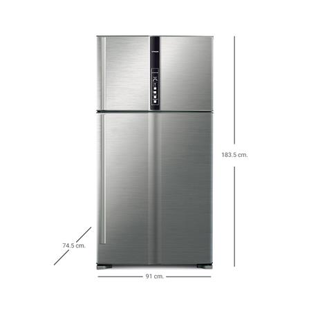 ตู้เย็น 2 ประตู HITACHI R-V600PWX 21.2 คิว เงิน อินเวอร์เตอร์_4