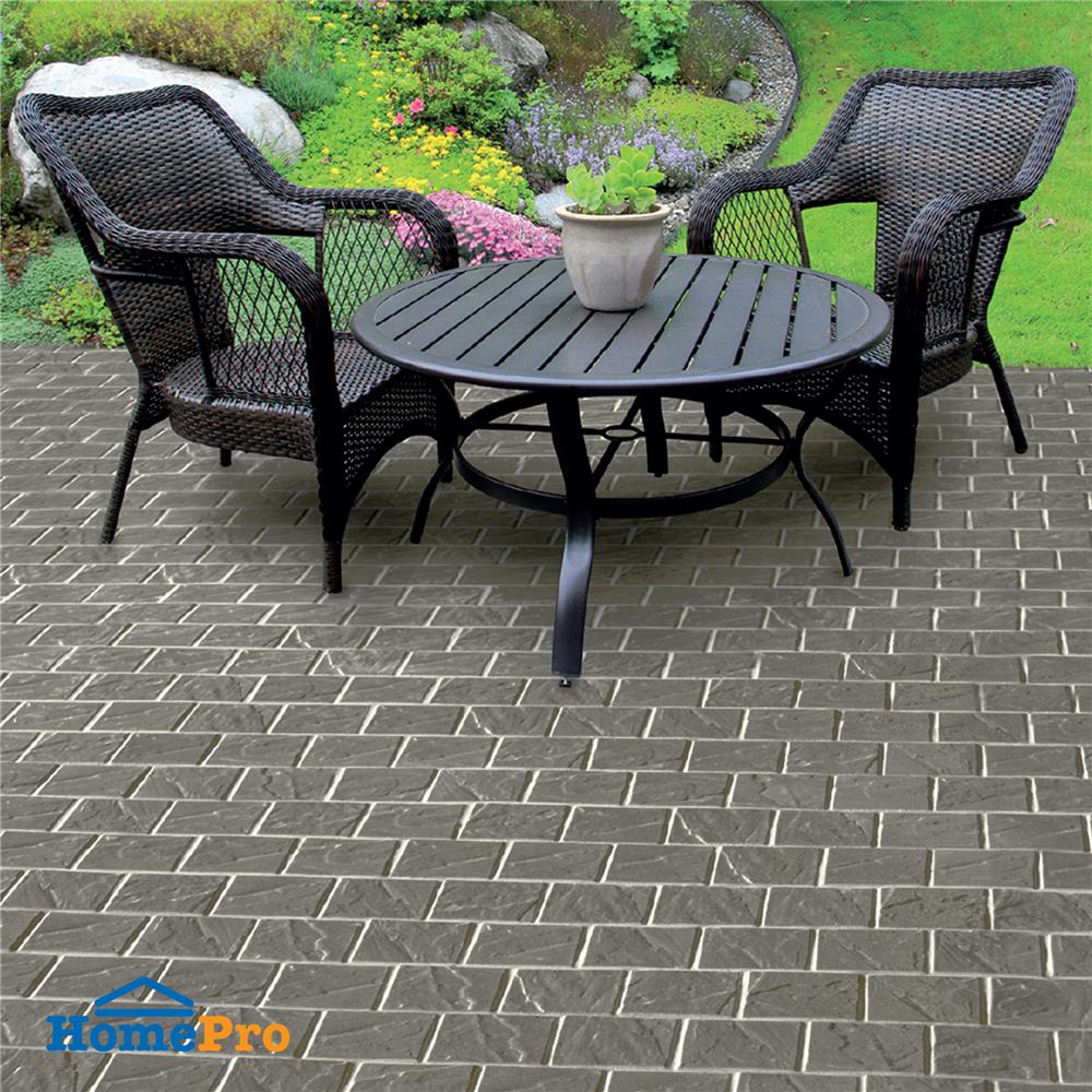 กระเบื้อง 8x8 นิ้ว KENZAI นาริตะ แบล็ค 16P