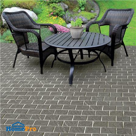 กระเบื้อง 8x8 นิ้ว KENZAI นาริตะ แบล็ค 16P_2