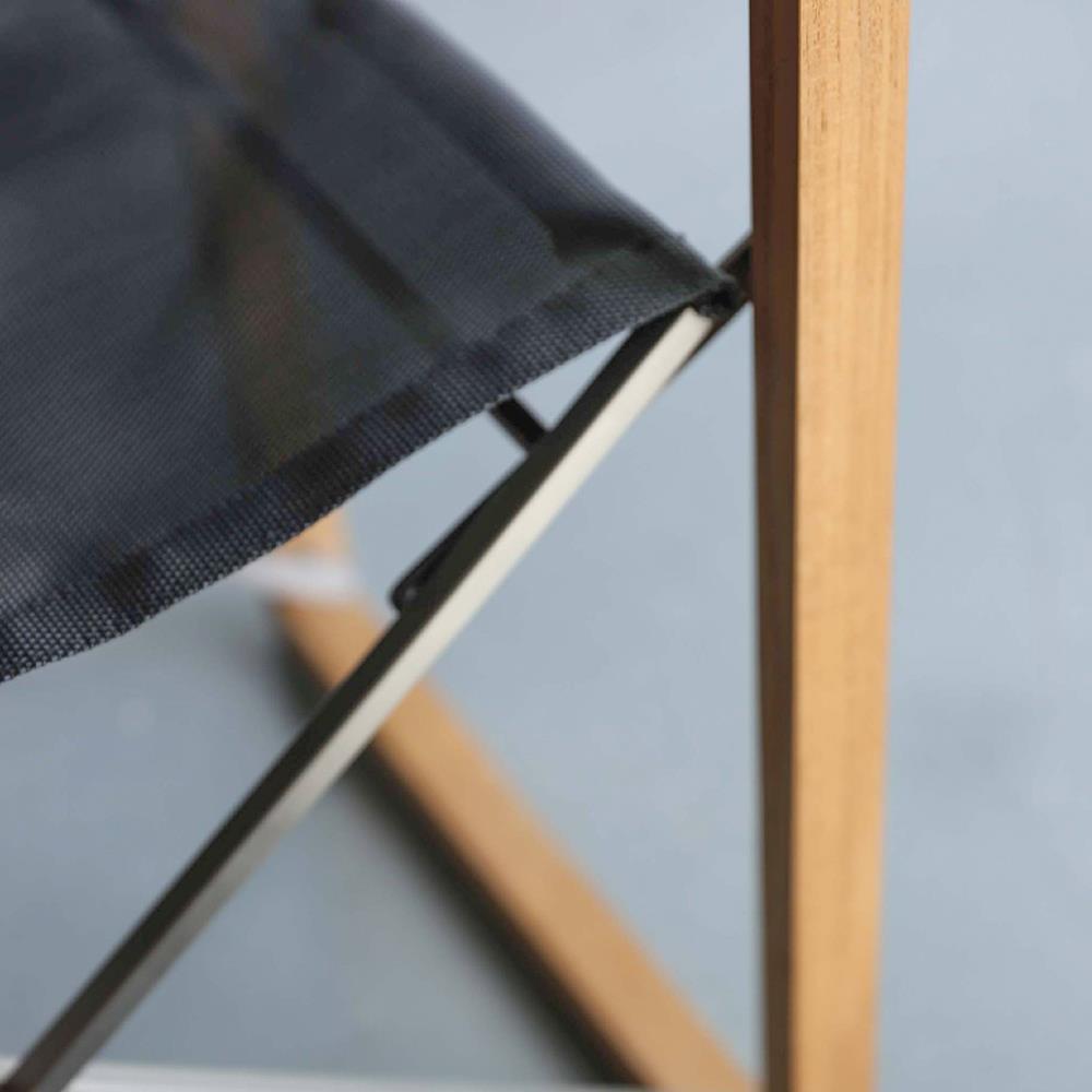 เก้าอี้ MODERN OUTDOOR PARC DIRECTOR สีดำ