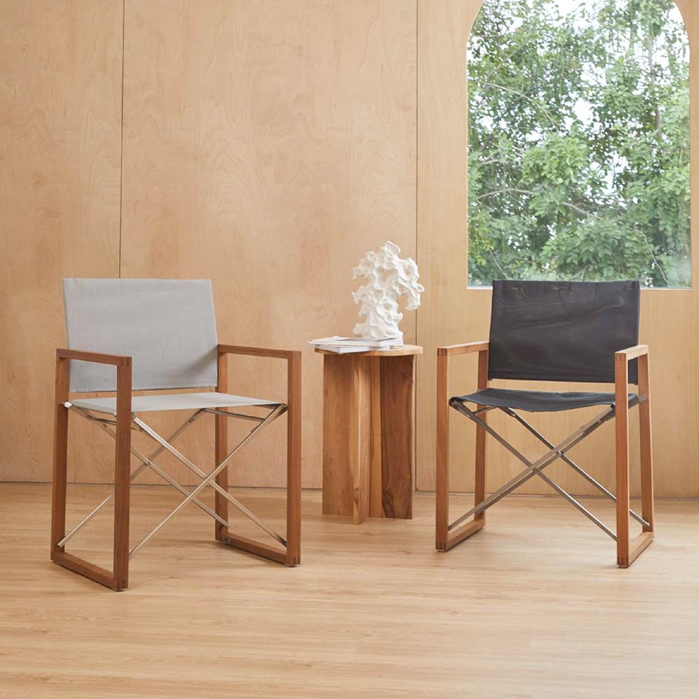 เก้าอี้ MODERN OUTDOOR PARC DIRECTOR สีดำ